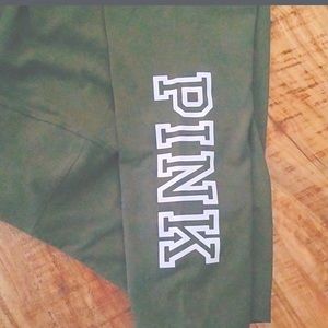 ((FLASH SALE)) VS PINK Olive Green Yoga Leggings